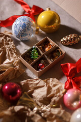 Christmas preparations. Christmas decorations