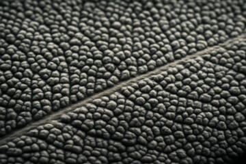 Nature's Micro-Texture: Extreme Close-up of Leaf Surface with Bumpy, Spherical Pattern