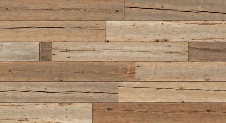 Naklejka premium Rustic Wood Plank Background with Natural Grain and Texture.
