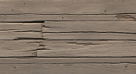 Weathered Wood Planks with Faded Paint - A Rustic Texture.