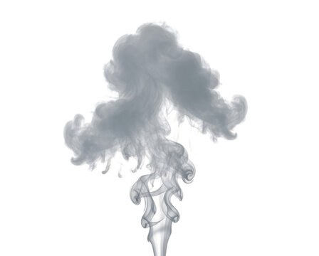 Industrial air pollution illustration with emission plume for environmental reports about factory smokestack compliance, urban air quality monitoring tools and public health risk communication