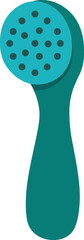 Teal Shower Head Element
