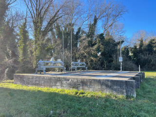 Irrigation water control system for crops, Bosco della Panfilia, San Agostino, Ferrara, Italy