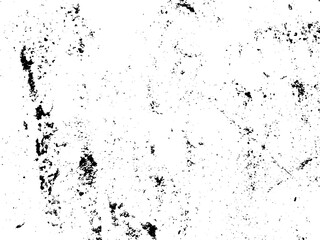 Obraz premium Grunge background black and white. Texture of chips, cracks, scratches, scuffs, dust, dirt .Vector pattern of cracks, chips, scuffs. Abstract vintage surface isolated on white background.EPS10.