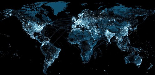 Global interconnectedness map