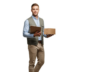 Logistics coordinator managing parcel handoff and delivery paperwork to streamline last mile shipping operations while supporting courier training materials, reliability dashboards plus audit reports