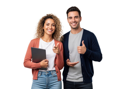 Peer recommendation ambassadors inviting audience approval for service review pages and product rating materials in loyalty program communications or word of mouth marketing assets