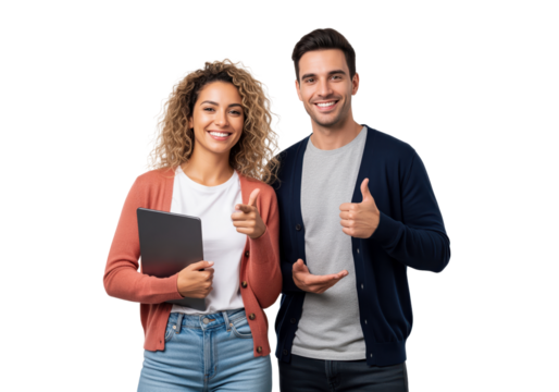 Peer recommendation ambassadors inviting audience approval for service review pages and product rating materials in loyalty program communications or word of mouth marketing assets