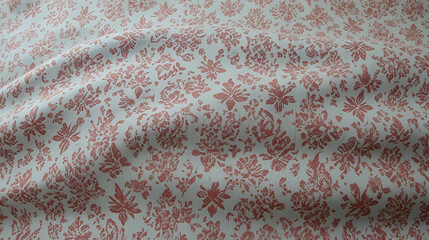 Cloth cotton, red cambric