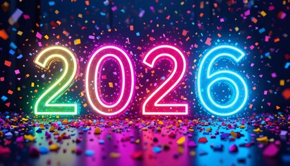 Happy Coming New Year 2026 modern minimalist style.
Yesterday