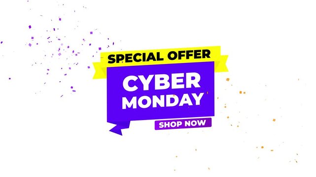 Cyber Monday – special offer shop now banner