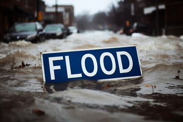 Flood emergency response in urban infrastructure collapse during severe weather disaster impact