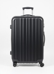 Black Suitcase Rolling Luggage Travel Bag.