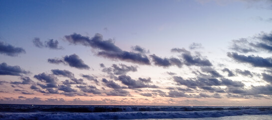 Dramatic Sky at Dusk: Cloudscape Over the Horizon
​Serene Ocean Sunset: A Moment of Calm