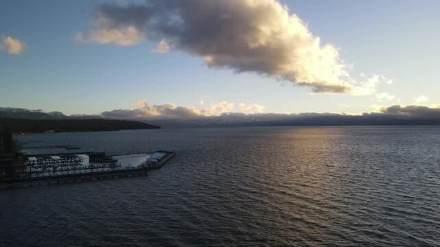 commons beach east shore, tahoe gal pier aerial, tahoe city sunrise drone, east shore lake tahoe, tahoe gal paddle steamer, early morning tahoe overlook, lake tahoe east shore sunrise