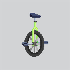 Pixel art illustration Circus Unicycle. Pixelated Unicycle Acrobat. Circus Unicycle Acrobat Icon pixelated for the pixel art game and icon for website and video game. old school retro.