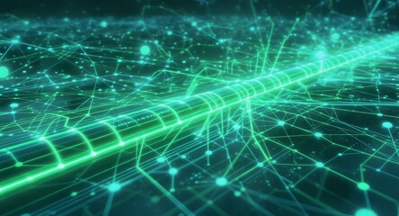 Dense Green Fiber Data Highway Smart Connection