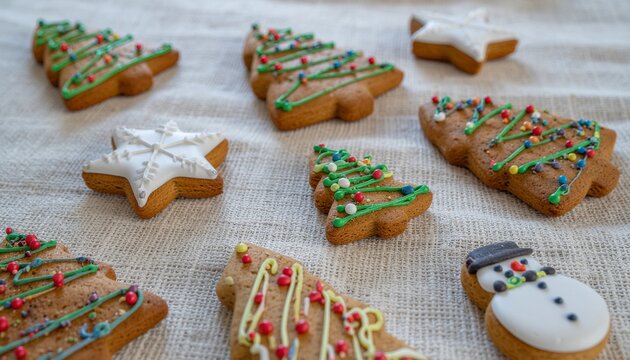 Delightful Christmas gingerbread cookies bringing holiday cheer and sweet memories for festive baking projects and seasonal promotions