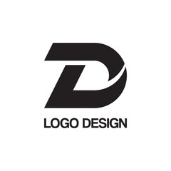 d modern logo design template