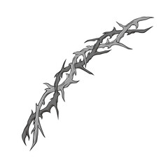 barbed wire illustration art