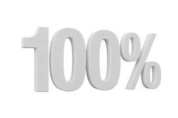 Achieve maximum growth with 100 percent success, ideal for business presentations, marketing, and educational materials celebrating excellence and full potential