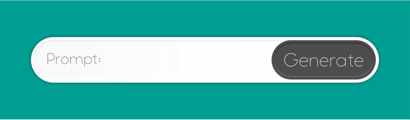 Prompt generate ai bar web button