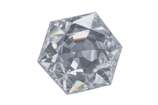 Sparkling diamond gemstone with brilliant facets, radiating luxury and elegance, perfect for jewelry design, investment concepts, and high-end advertising campaigns