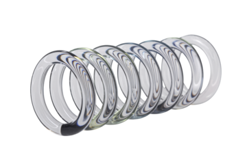 Sleek clear rings design element for modern projects, abstract art and creative concepts, offers a minimalist touch and clean aesthetic for digital designs