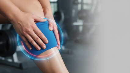 Knee pain relief with physical therapy and rehab for core stabilization and low back support to improve movement and reduce discomfort