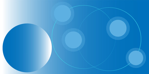 Light blue and white gradient background featuring floating bubble-like geometric circles. Soft  airy  and perfect for modern nice