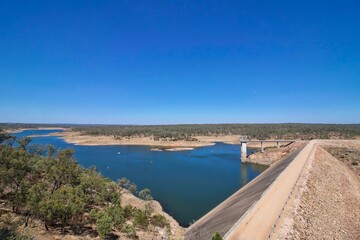 Great scenery at Boondooma dam, Queensland, Australia.