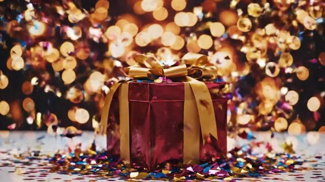 Confetti Cannon Gift Box
