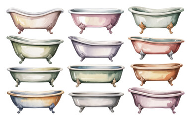 Decorative Set of Freestanding Bath Designs