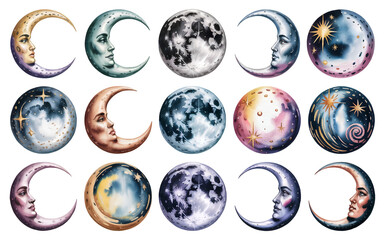 Lunar Variations for Celestial Themes
