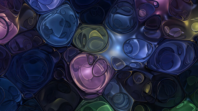 Stunning abstract background with vibrant iridescent colors and fluid shapes creating a modern, dynamic texture for creative projects, graphic design and art