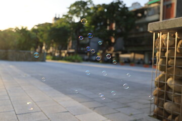 Soap bubble.