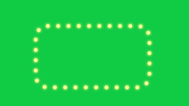 Marquee light board retro neon sign. Abstract banner or signboard. Modern frame background. Light board disco party title with empty copy space