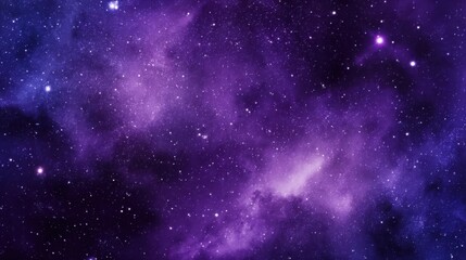 Fototapeta premium Blue and Purple Galaxy Background Created with Generative AI Technology.