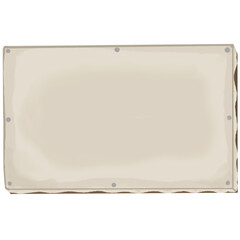 Handdrawn Blank Canvas On Board Illustration