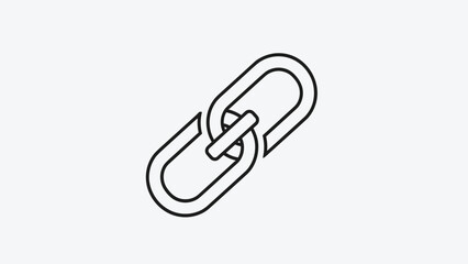 Strong connection concept for digital platforms streamlined link design perfect for website illustrations and secure network graphics conveying unity and trust, Generative AI.