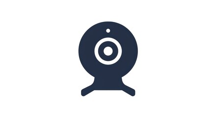 Webcam Icon - A Simple and Modern Design for Video Communication.