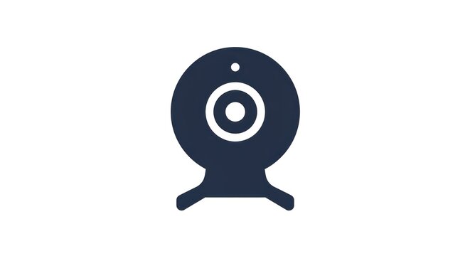 Webcam Icon - A Simple and Modern Design for Video Communication.