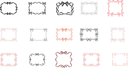 Elegant Decorative Frame Set – Vintage Ornamental Borders Collection
