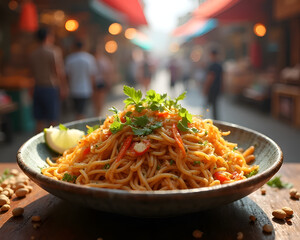 thai food in the restaurant