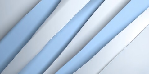 Obraz premium Abstract Light Blue And White Layered Design