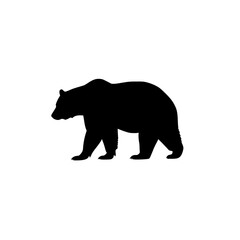 bear silhoutte vector 