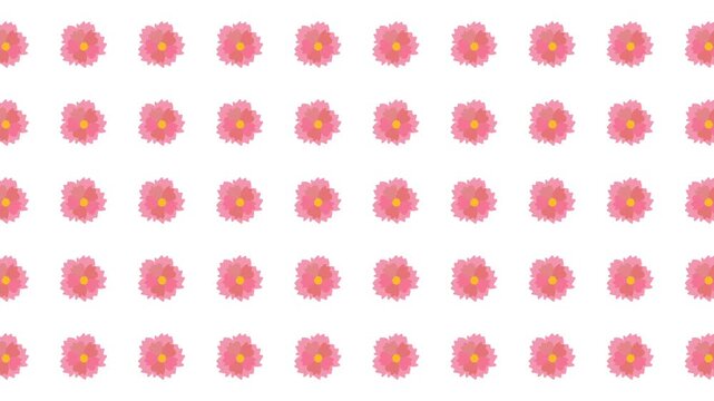 Repeating pattern of small pink watercolor flowers, perfect for wallpapers, backgrounds, fabric design, stationery, and femininethemed projects.