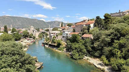 Bosnia and Herzegovina Mostar Bridge Village Balkans
