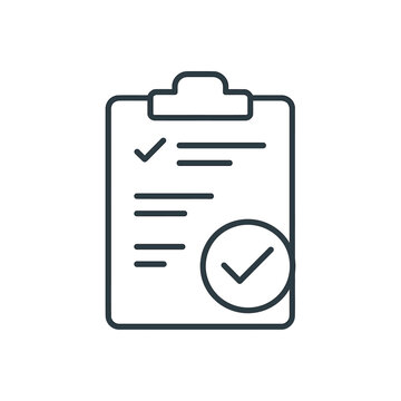 checklist complete form digital task management with ticks on a clipboard symbolizing productivity perfect for illustrating time management and efficiency.