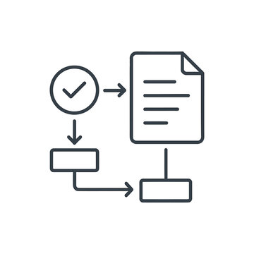 workflow automation process streamlining documentation and verification for efficiency perfect for illustrating business processes and productivity